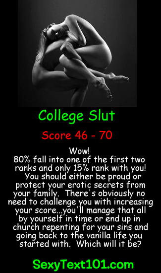 Slut Test 105